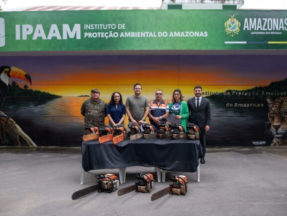 Ipaam destina motosserras apreendidas para ações da Defesa Civil e do Exército Brasileiro